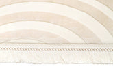 Covor Modern Living Crem/Alb din Acril Dreptunghiular - Aysil 2960A